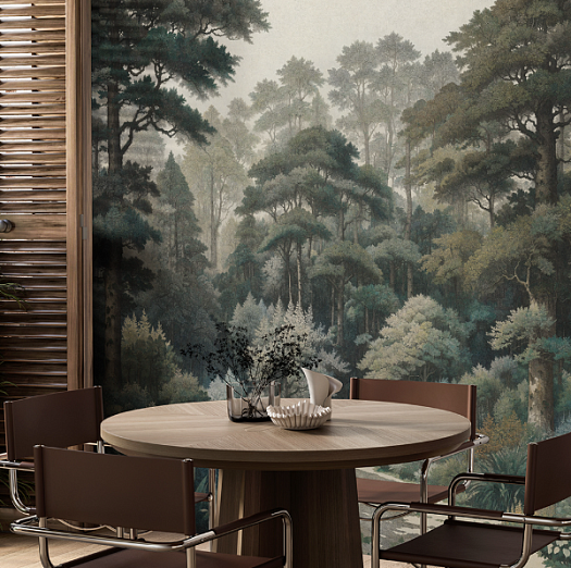 Фотообои в интерьере артикул KARELIAN FOREST, KARELIAN FOREST, Factura